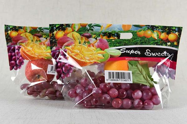 bottom gusset fruit zipper pouch for grape