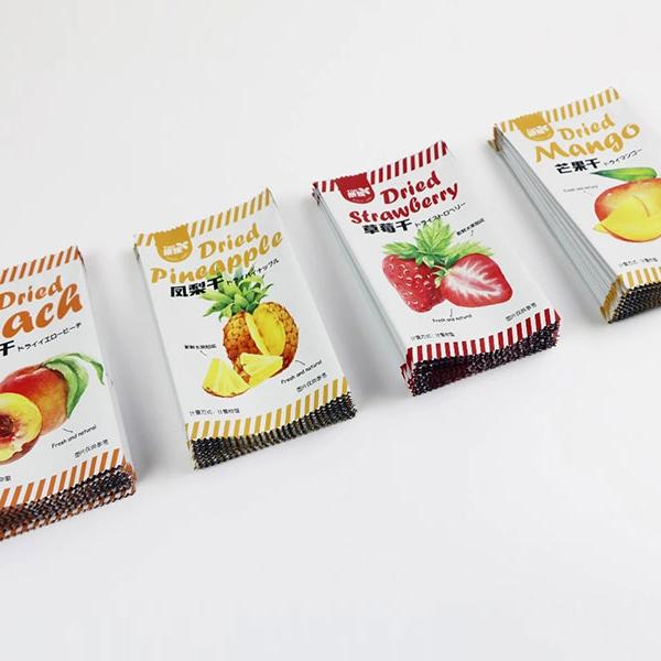 digital printed back sealed pouch for dried fruit