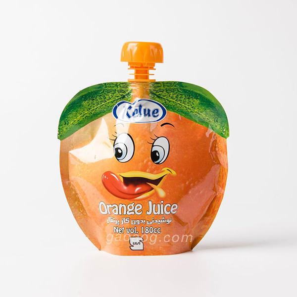 spout pouch for orange juice